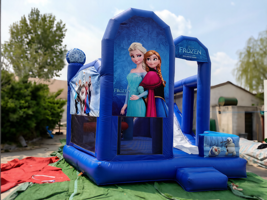 Circus Carnival Inflatable Fun City | Giant Clown Theme Playground with Slides | Commercial Event - Jinshun Amusement Equipment
