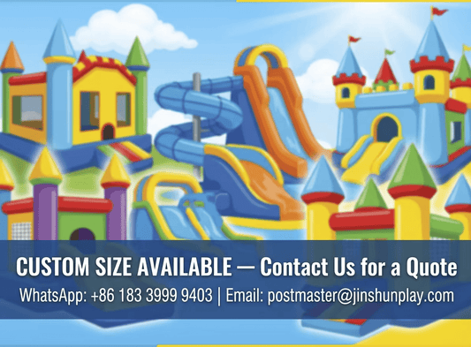 Commercial Yellow Duck Theme Inflatable Park - Giant Slide, Climbing & Ball Pit Combo - Jinshun Amusement Equipment