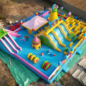 Commercial Giant Inflatable Bounce Castle Park - Slide, Climb & Jump Zones!