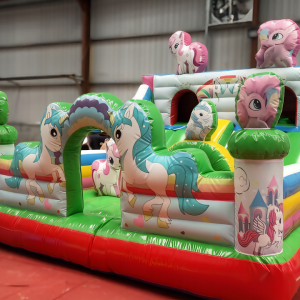 Commercial Unicorn Castle Bouncer for Themed Party Rentals & Play Centers